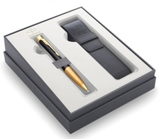 Набор Parker 2020 Urban Black GT ручка шариковая стержень: M, цвет чернил: blue, в подарочной упаковке.