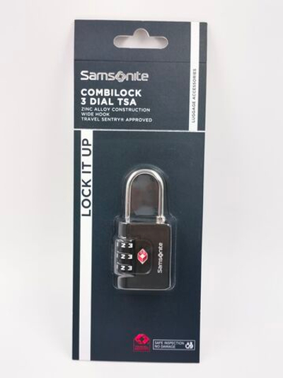 Samsonite 155577-1041 Ta Revolution Combilock 3 Dial TSA в упаковке 1 шт Черный