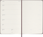 Еженедельник Moleskine Classic WKNT Large 130х210мм 144стр бордовый (DHF1012WN3Y24)