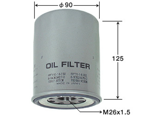 Фильтр масляный C-412  VIC
