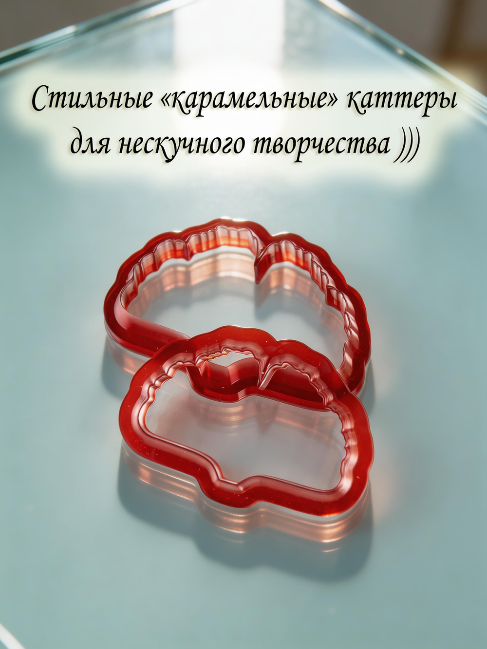 Лист гинкго. Молд/вайнер и каттеры для создания украшений и декора из полимерной глины