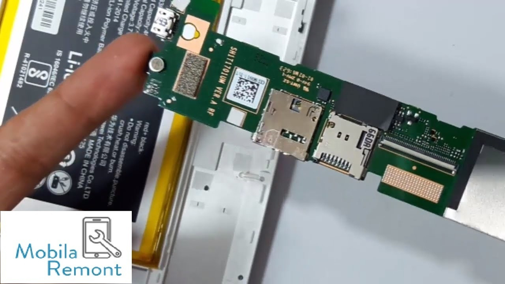 Замена Sim конектора на Huawei (Работа по установке)
