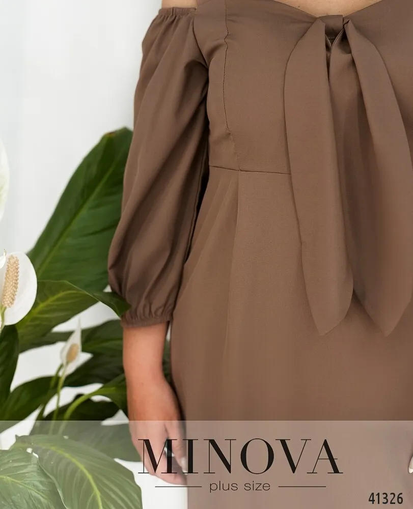 Платье 0138-мокко Minova