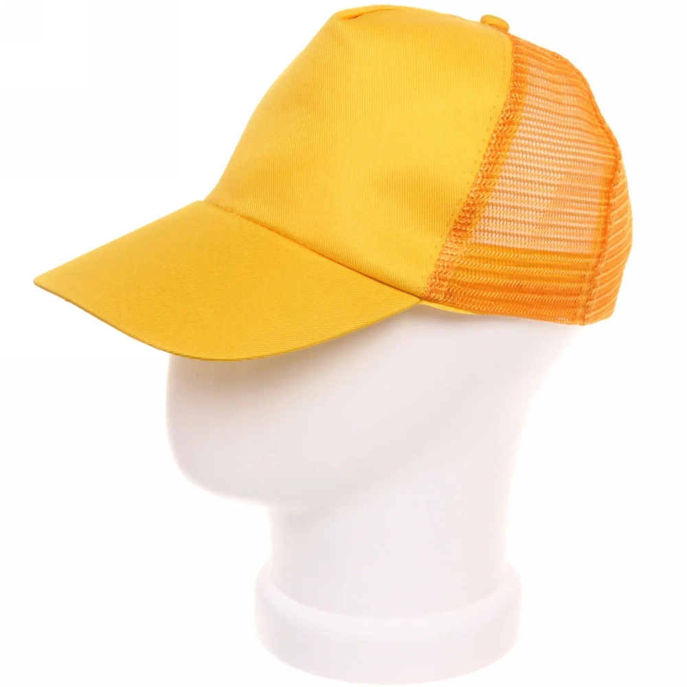Бейсболка с сеткой «Summer collection», цвет желтый, р58