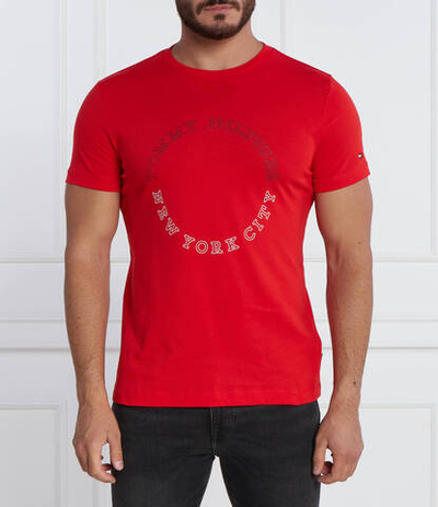 Футболка MONOTYPE ROUNDLE Tommy Hilfiger - красный(MW0MW32602)