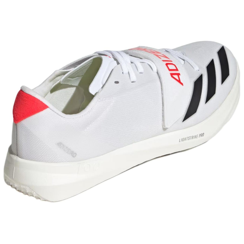 Adidas Adizero TJ/PV Track And Field Cloud White Core Black Lucid Red