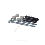Крепление унитаза к полу D6x90 с шестигранной головкой, колпачки белые Б-90 Филд-А .