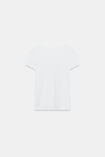 ФУТБОЛКА С КРУГЛЫМ ВЫРЕЗОМ — ZARA