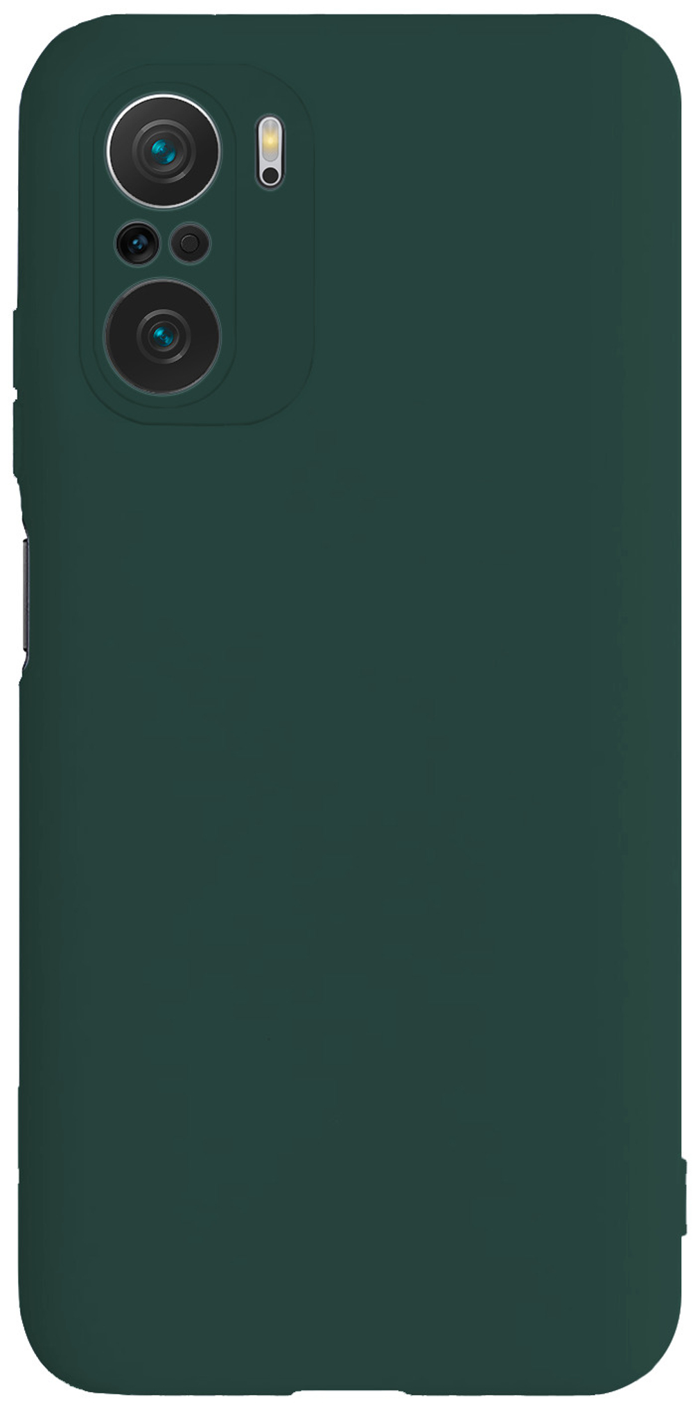 Мягкий Soft Touch чехол из силикона для XIAOMI POCO F3 / K40 / MI 11i с бархатной подкладкой