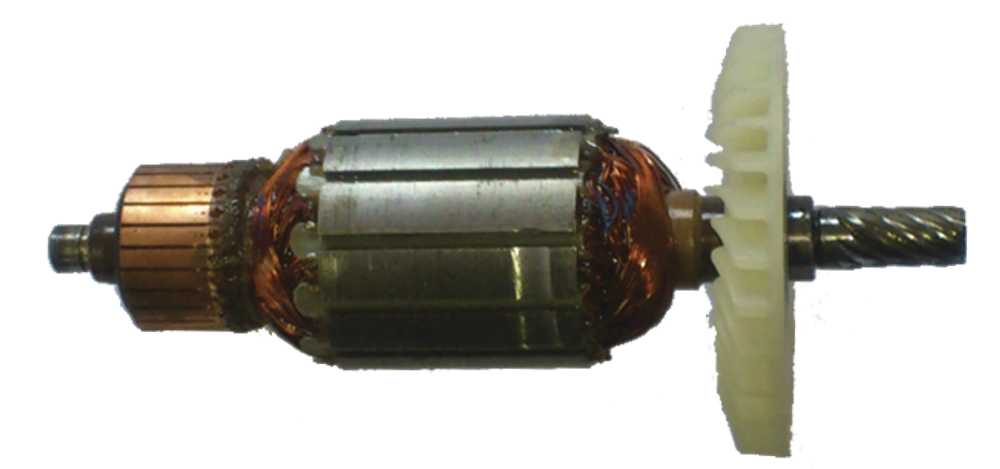 Якорь о/м Hitachi C-6MFA, C-7MFA (8-зуб правый, D:10/41/28/8-мм, L:150-мм, а: 360694E) [AEZ]