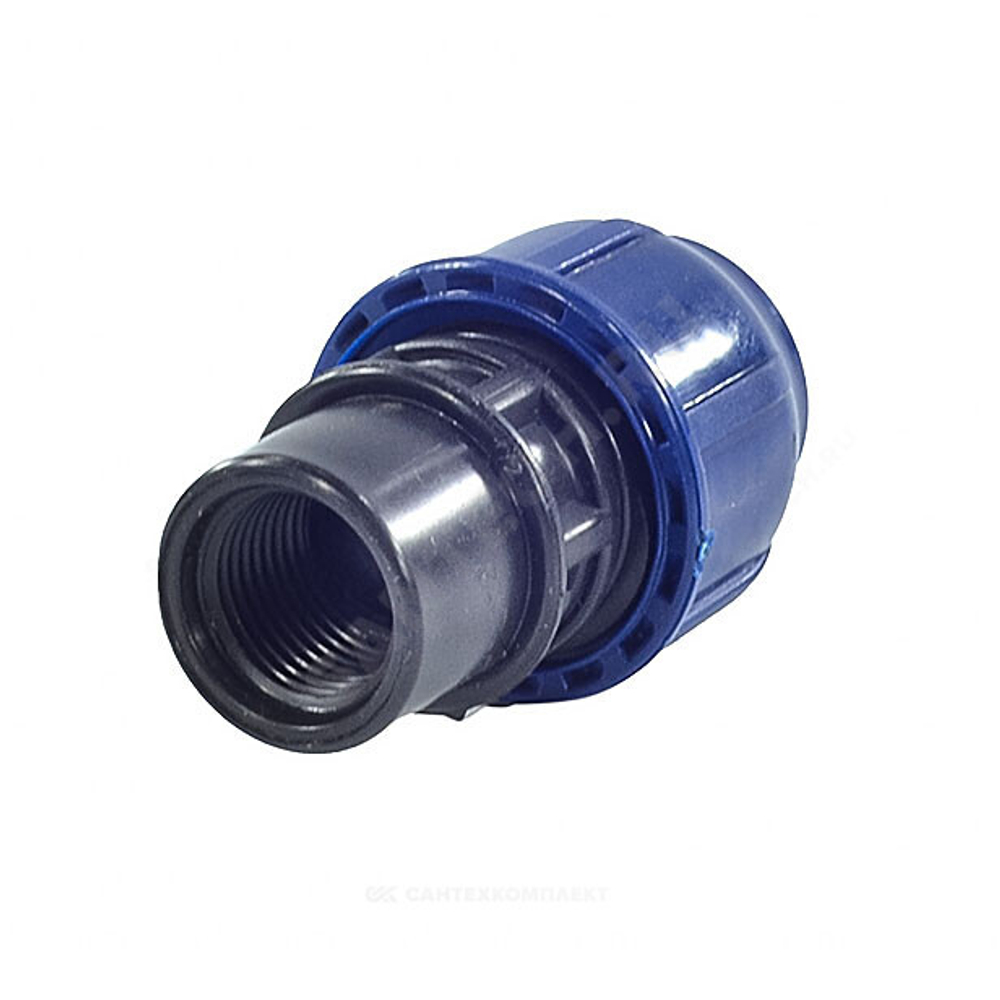 Муфта компрессионная ПЭ Дн 25х1" ВР Ру16 RTP (РосТурПласт) 11480