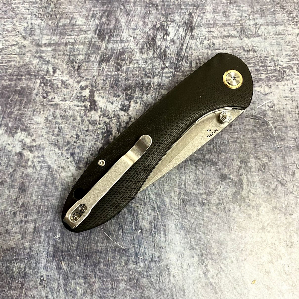 Складной нож CJRB J1912-BKC FELDSPAR, D2/ G10