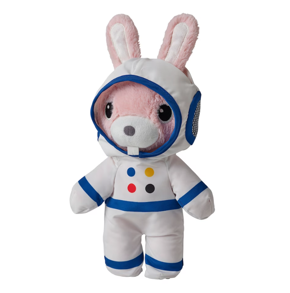 АФТОНСПАРВ AFTONSPARV Игрушка космонавт 28 см, кролик