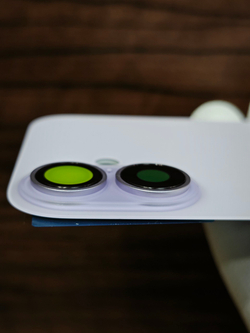 Задняя крышка ПРЕМИУМ для iPhone 17 ( заднее стекло ) задняя стеклянная панель / Цвет: Сиреневый / Lavender
