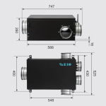 Вытяжная установка VAKIO SmartEx 500 2.0
