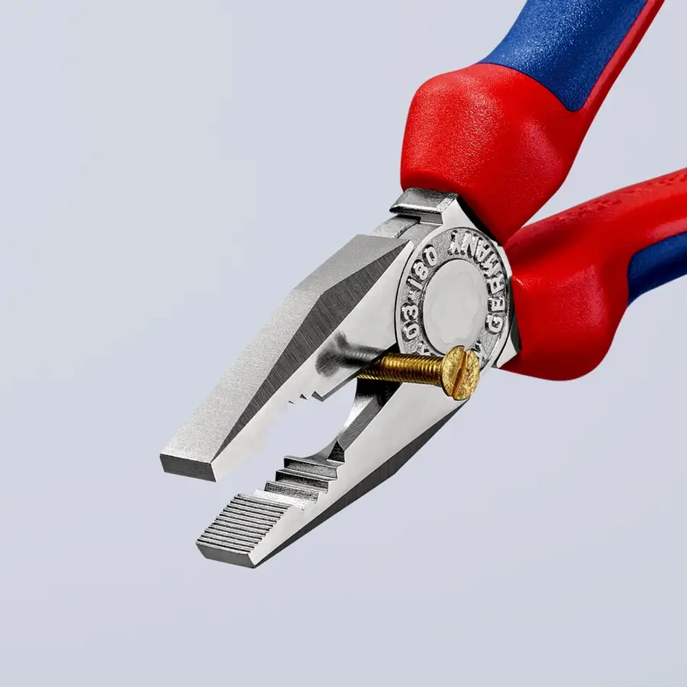 Плоскогубцы комбинированные хромированные 180 мм Knipex 03 05 180