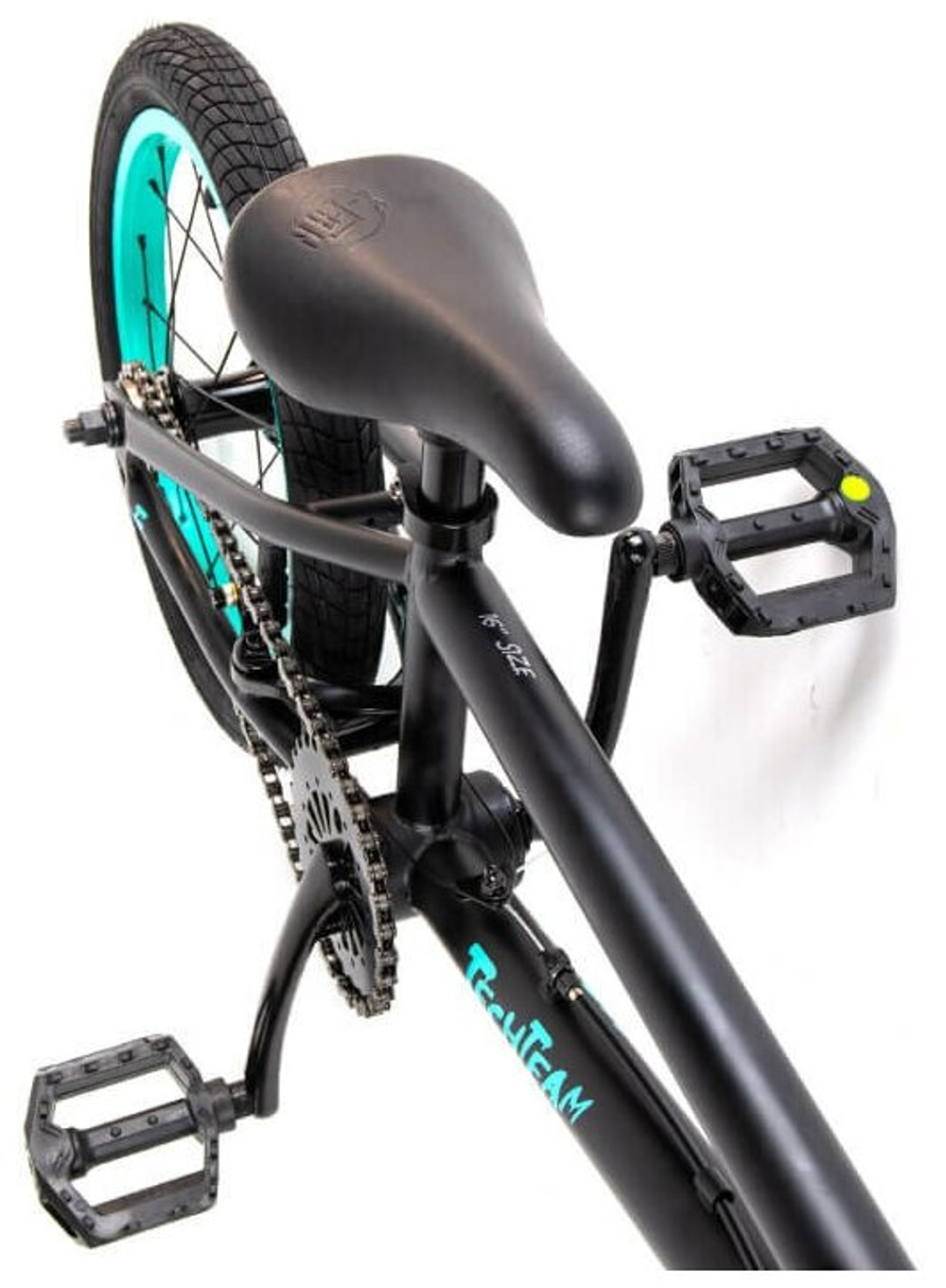 Велосипед BMX Tech Team KRIK 16" 2022 Зеленый (Бирюзовый)