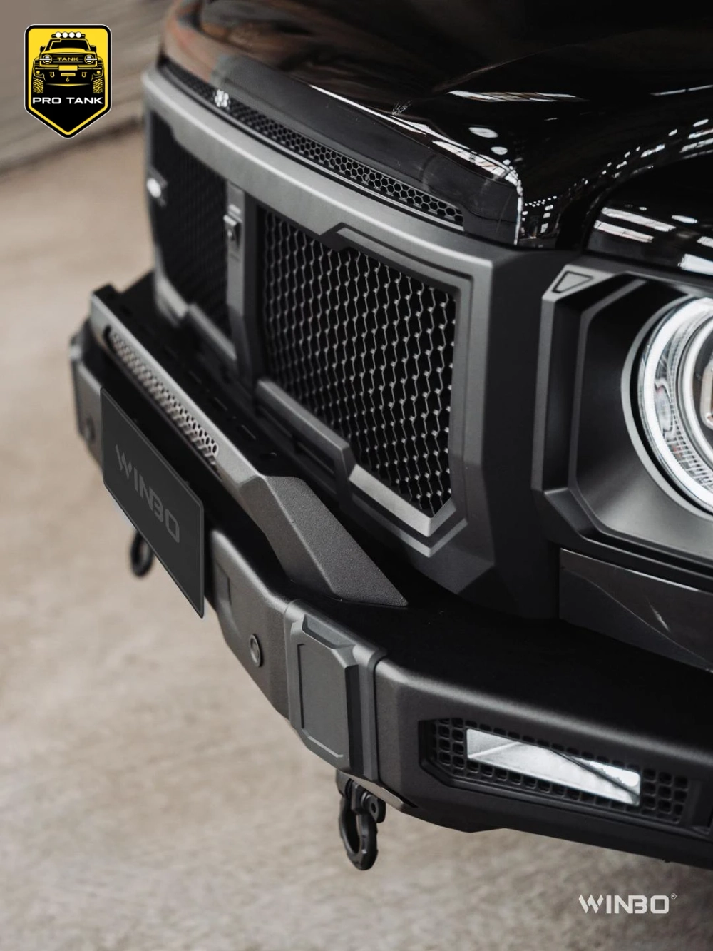 Бампер передний усиленный WINBO Mech для HAVAL H9 2024+