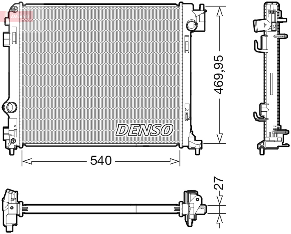 DENSO - DRM46065-DES - Hladnjak, hladenje motora