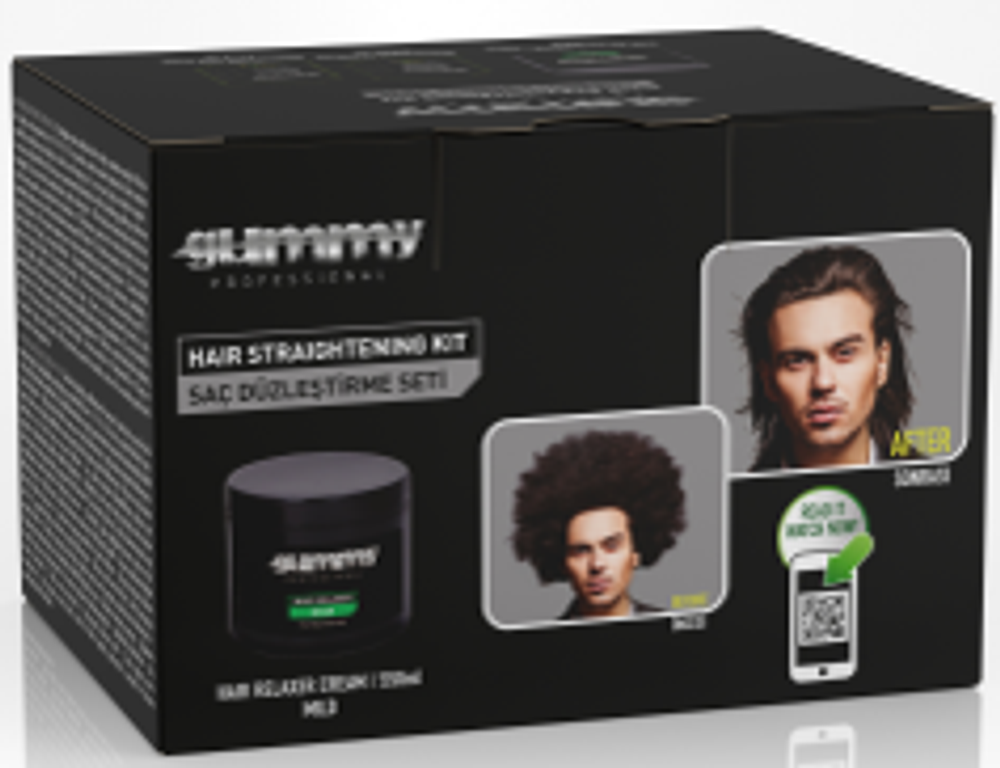 Набор для выпрямления волос GUMMY RELAXER MILD, 550 мл