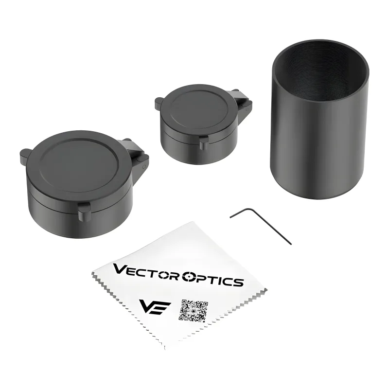 Оптический прицел Vector Optics HUGO 6-24x50 (SCOL-31) - комплектация: крышки, бленда, салфетка, ключ