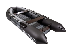 Лодка Таймень NX 3800 НДНД PRO, 3800*1680*465 мм., цвет графит - черный