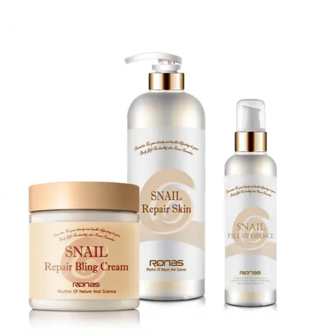 Ronas Крем для лица с муцином улитки - Ronas Snail Repair Bling Cream, 100 мл
