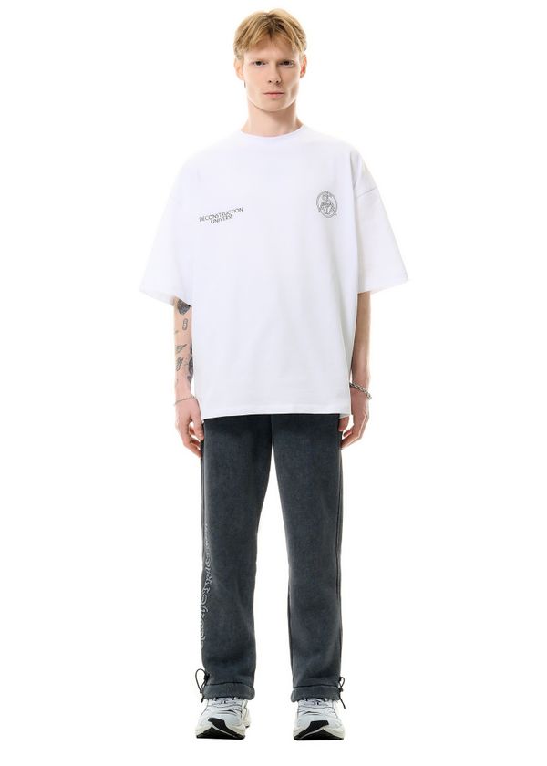 Штаны Temple Deconstruction Stone Wash Pants серые - фото 1