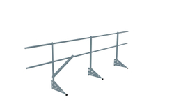 Кровельное ограждение Fachmann KO/SK/1200-3-3000 Фальцевый крепеж RAL