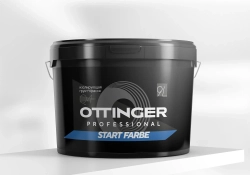 Краска-грунт дисперсионная акриловая OTTINGER Start Farbe Q4 интер. бел. 9л