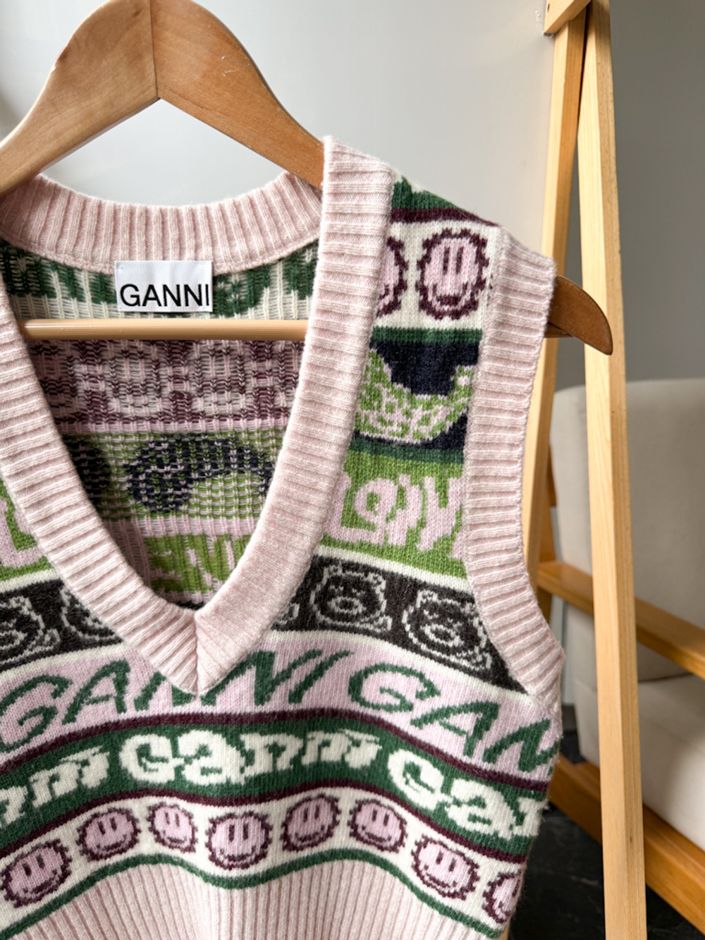 Шерстяной жилет Ganni, ХS
