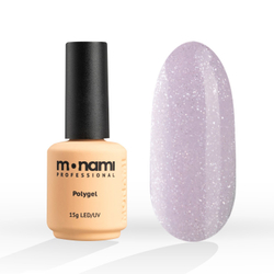 Monami Liquid PolyGel - Жидкий полигель 09 сиреневый с шиммером, 15мл
