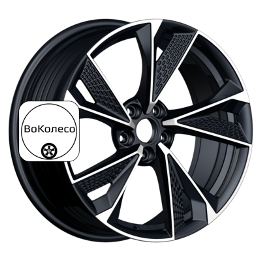 8,5x19/5x112 ET30 D66,45 ULF-R39P Black Machine Face (ZJH) FlowForming INCH