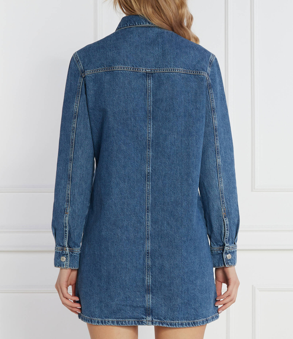 Платье ALINE LS Tommy Jeans - голубой(DW0DW17542)
