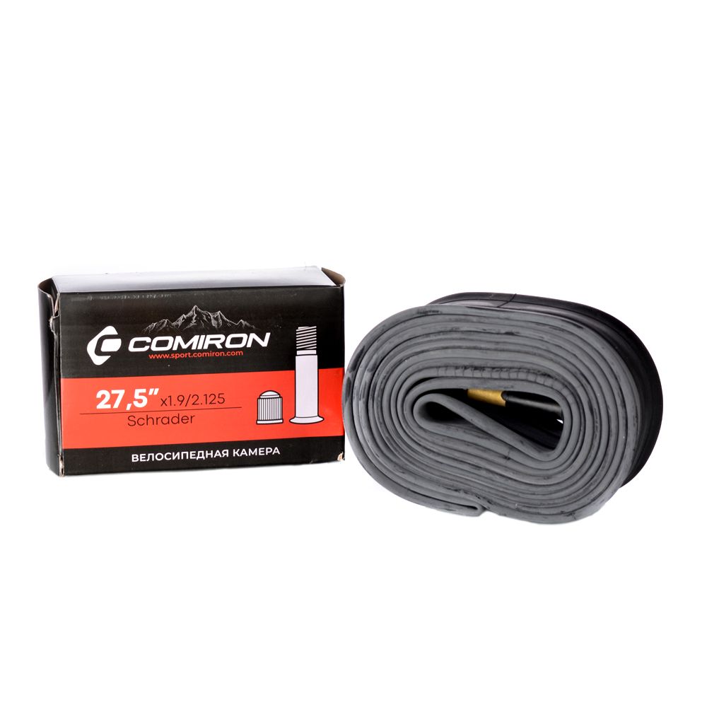 Камера для велосипеда бутиловая COMIRON 27,5X1.9/2.125 Schrader 45mm 233g