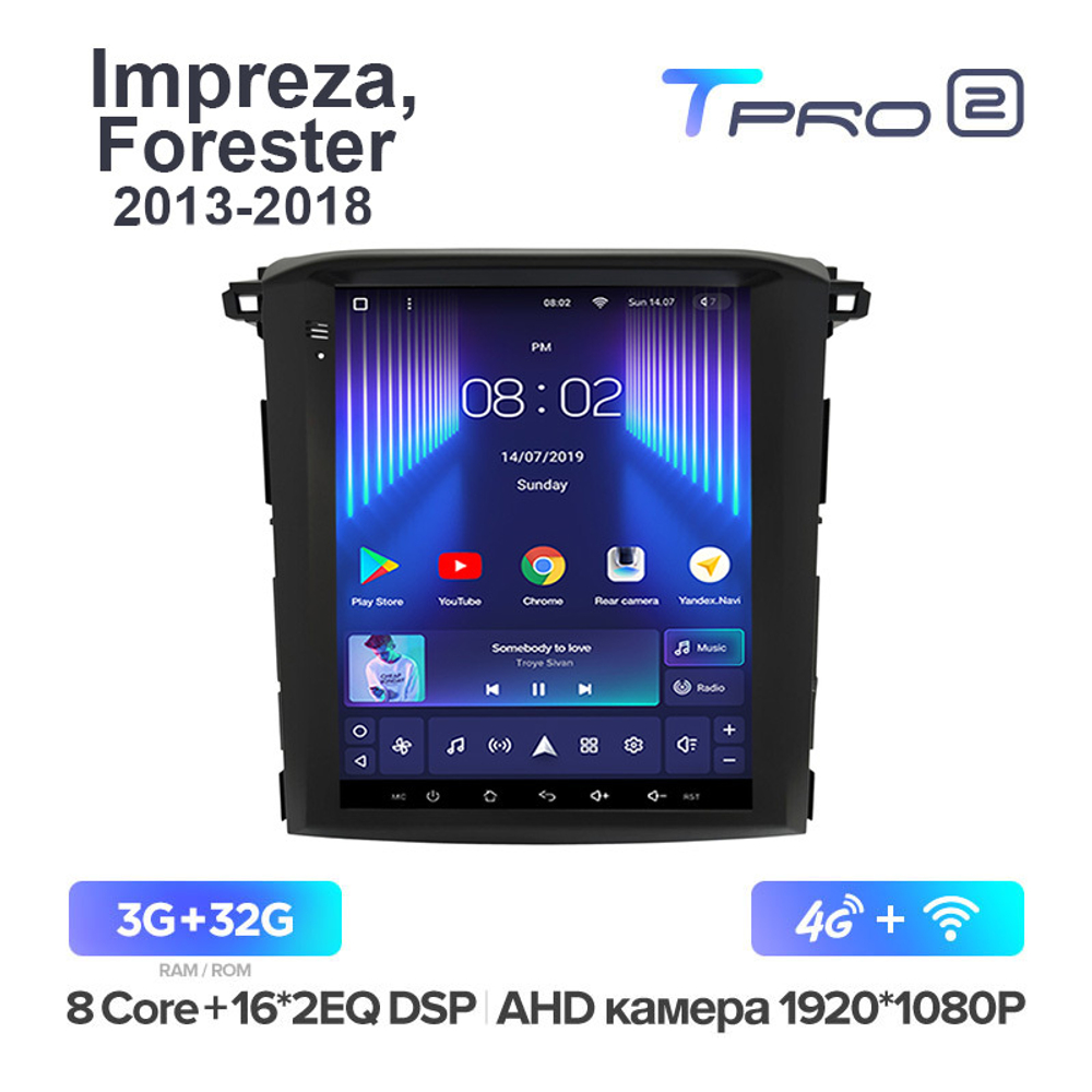 Teyes TPRO 2 9,7"для Subaru Impreza, Forester 2017+