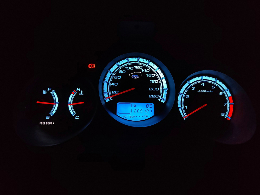 Светодиодная плата для панели приборов Forester SG9-АКПП (индивидуальный заказ по цветам)