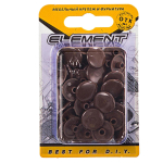 ЗАГЛУШКИ НА МЕБ/СТЯЖКУ ELEMENT ДУБ 7ММ 50ШТ 1878