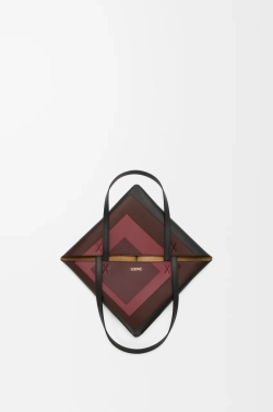 Loewe Средняя складная сумка-тоут Puzzle Fold из телячьей кожи наппа, черный