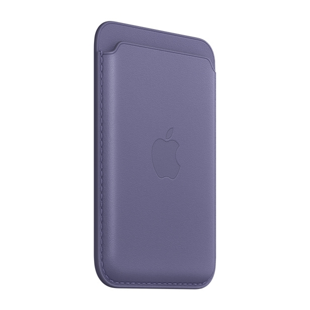Кожаный чехол-бумажник с поддержкой MagSafe Apple Leather Wallet, Lavender