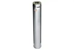 Дымоход Ferrum DN120*200 сэндвич 1000мм 0,8/430 12355