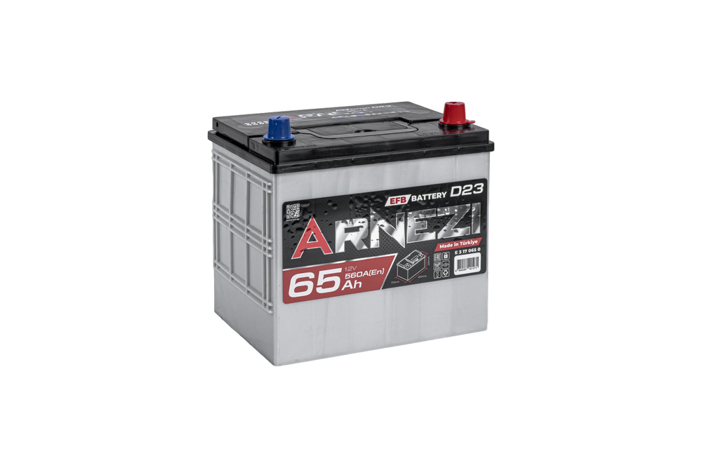 Аккумулятор ARNEZI EFB Start-stop 65 А/ч обратный R+ 230x172x225 D23 EN 560 А