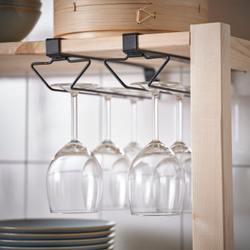IKEA PÅLYCKE  (ИКЕА ПОЛИКЕ)  -  Держатель универсальный с зажимом - антрацит