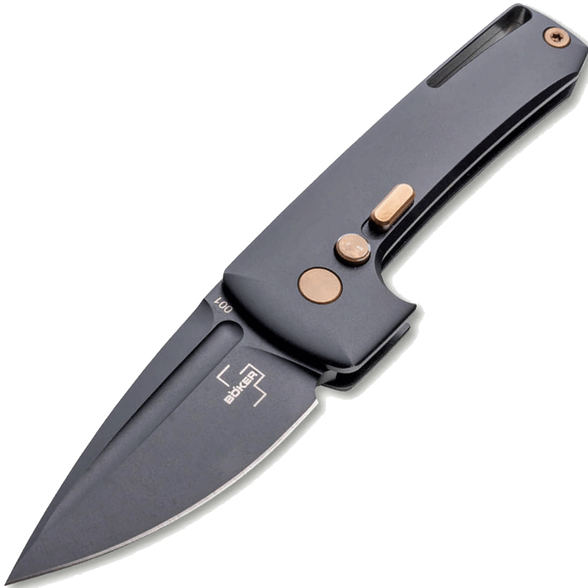 Цена наАвтоматический складной нож Boker Harlock Mini, сталь 154CM, рукоять алюминиевый сплав