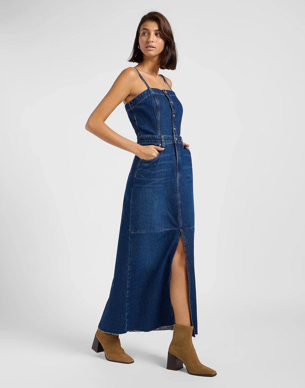 Платье женское LEE MAXI DENIM DRESS