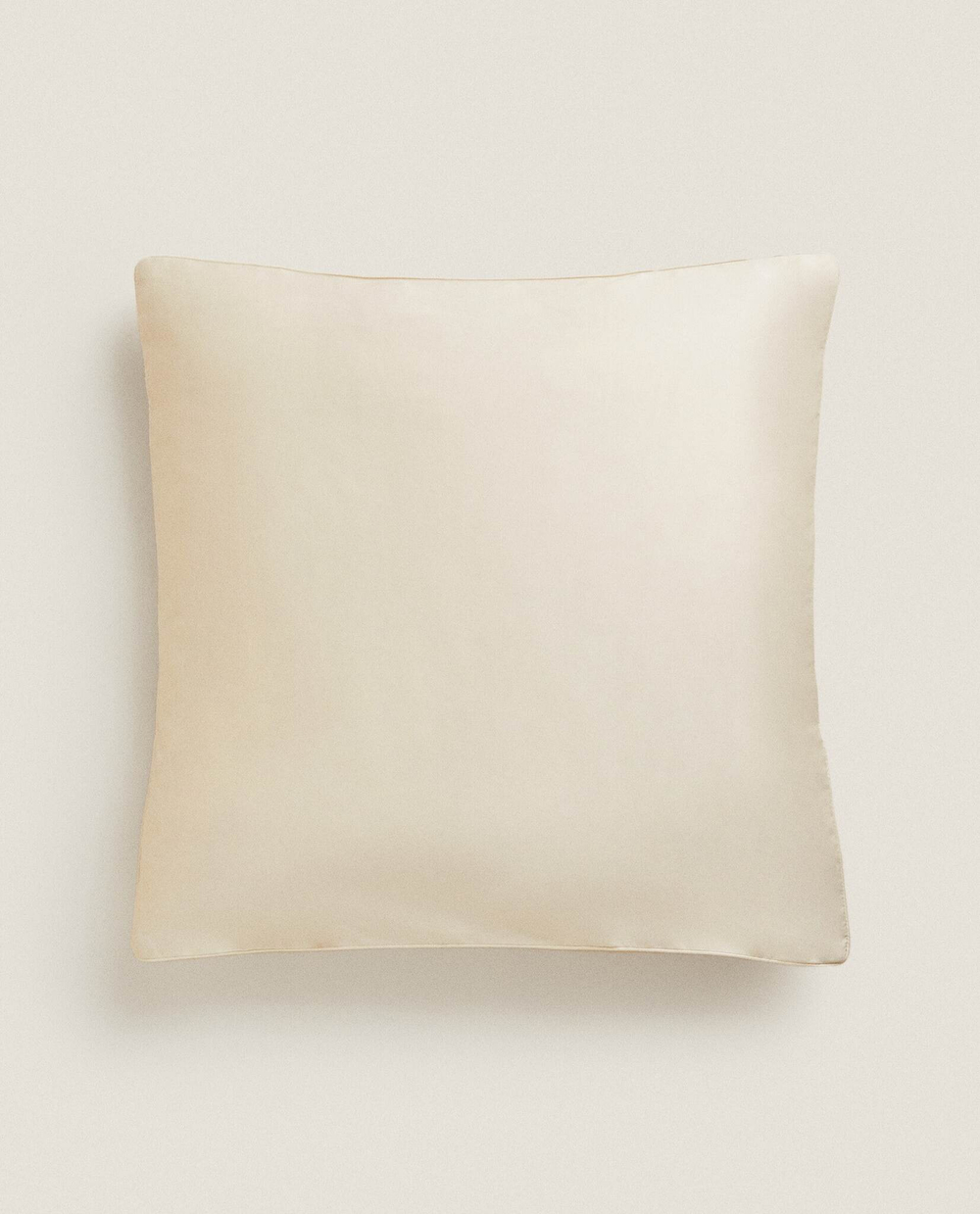 ZARA HOME (500 НИТЕЙ) НАВОЛОЧКА ИЗ ХЛОПКА ПЕРКАЛЬ, ЭКРЮ