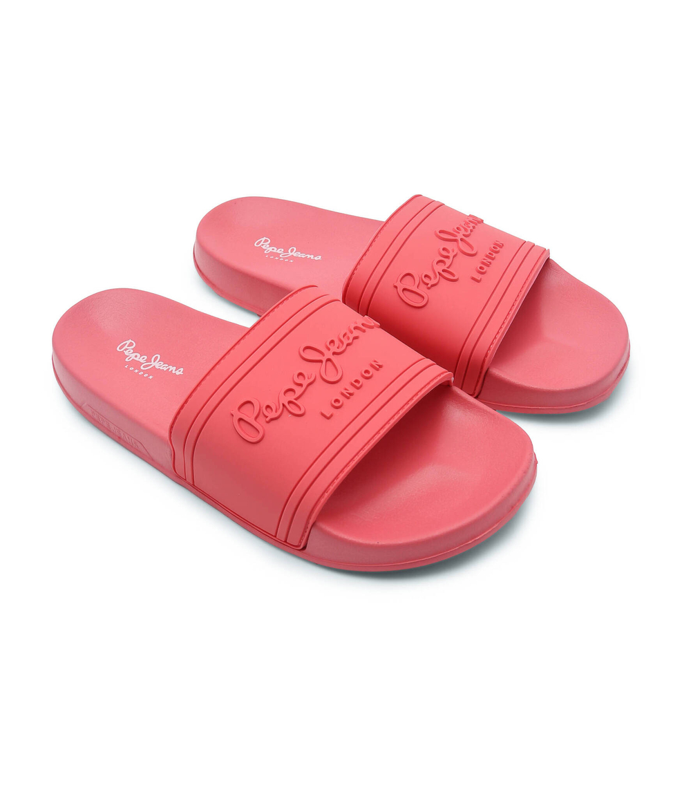 Шлепанцы SLIDER LOGO Pepe Jeans London - коралловый(PLS70125)