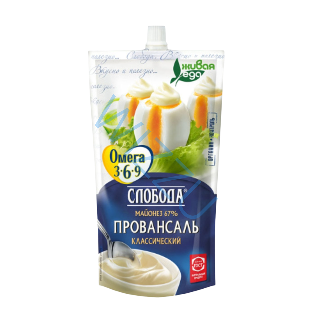 Майонез провансаль Омега-3 Слобода, 400 г