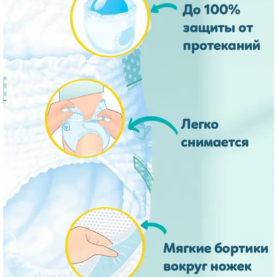 Трусики Pampers Pants 5 (12-17 кг) 42 шт.