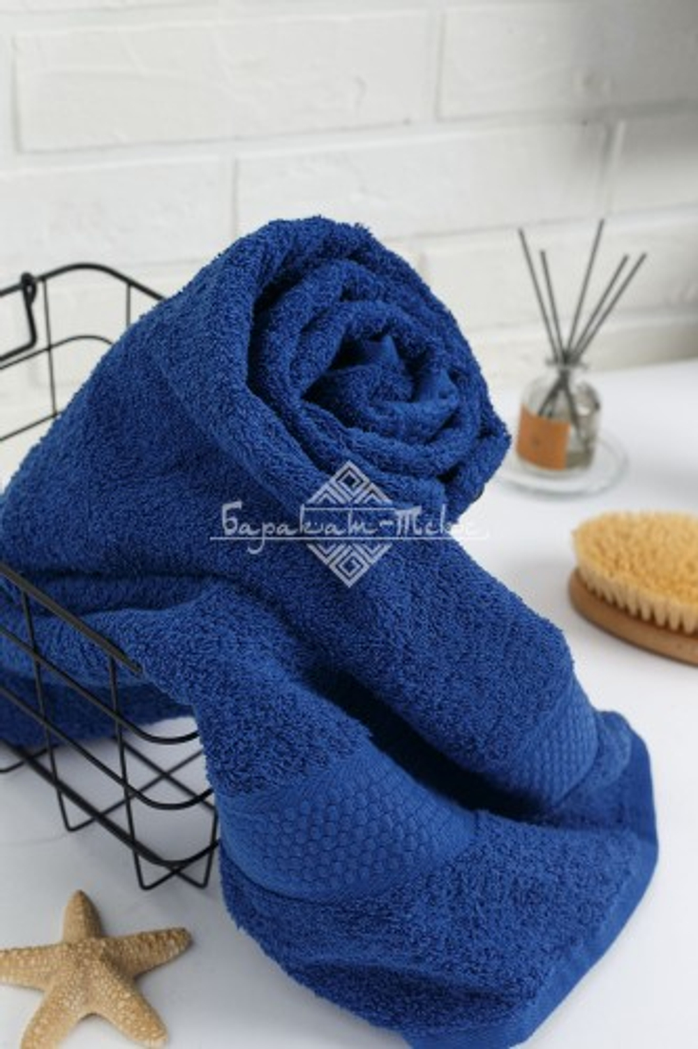 Полотенце махровое, г/к, 50х90, арт. 50-90 BS, 460 гр/м2, цвет: 706-ярко-синий,